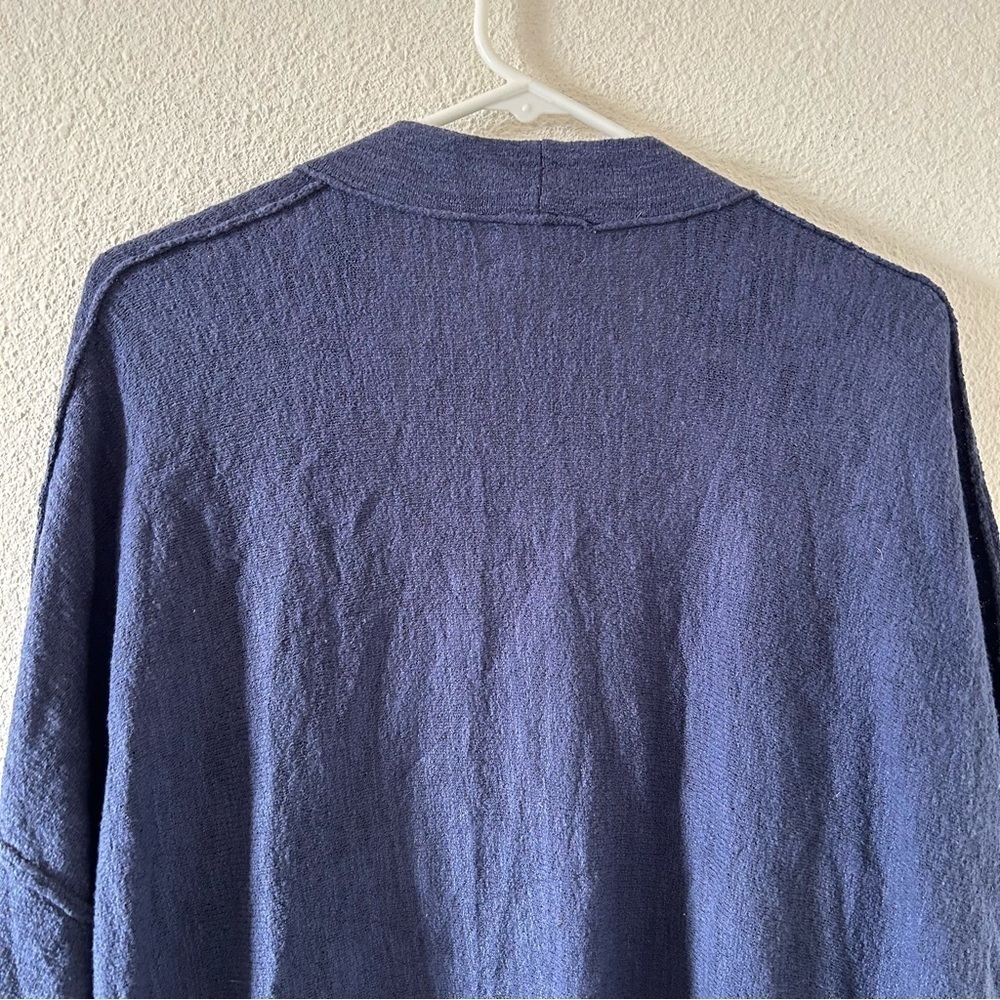 Caslon Women’s Cardigan XS Blue Oversized Open Front Lagenlook Casual Boho - Picture 8 of 11